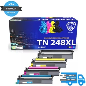 Compatible Brother TN-248XL High Capacity 4 Colour Toner Cartridges DCP-L3515CDW - Picture 1 of 5