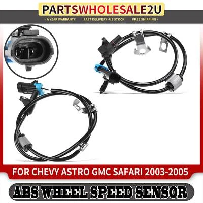 2Pcs Front ABS Wheel Speed Sensor for Chevrolet Astro GMC Safari 2003-2005 AWD - Image 1 of 4