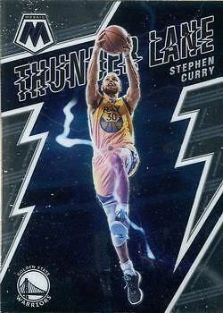 2021-22 Panini Mosaic #17 Stephen Curry Thunder Lane - Image 1 of 2