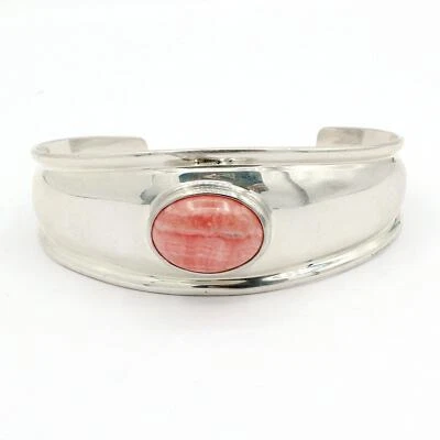 Bracelete Joseph Esposito de rodocrosita em prata esterlina - Imagem 1 de 4