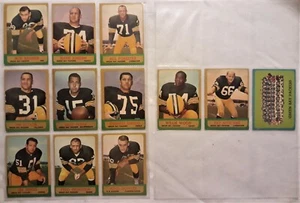 1963 Green Bay Packers Team Set - Topps Football Cards - Ray Nitchke Rookie Card - Bild 1 von 2