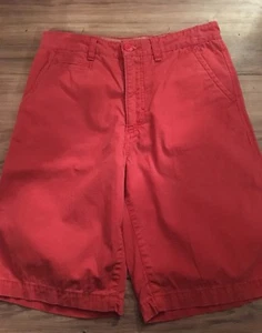 Gap Kids Boys Shorts Size 14 Reg Adj Waist Red Orange - Picture 1 of 2