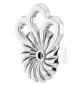 ÚNICO 8mm ESTABILIZADOR Levantador Oro Blanco 14k Pendiente Fricción Empuje Tuerca EE. UU. - Imagen 1 de 4