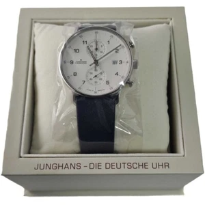 JUNGHANS FORM C Watch Men's Quartz Chronograph White 041/4775.00 New - Picture 1 of 9