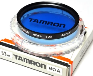 ★TAMRON JAPAN FILTER 80 A  ø 62 mm  FILTRO COLORATO/B&W★ - Imagen 1 de 2