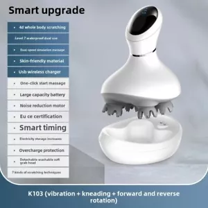 Handheld Portable Head Scratcher Massager for Hair Growth,DeepClean,Stress Relax - Picture 1 of 16