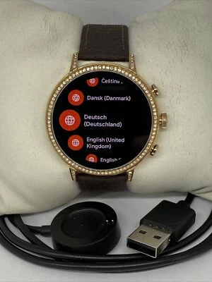 Fossil Gen 4 Authentic Digital Dial Smart Watch Custom Band FTW6011 CR144 - Image 1 of 4