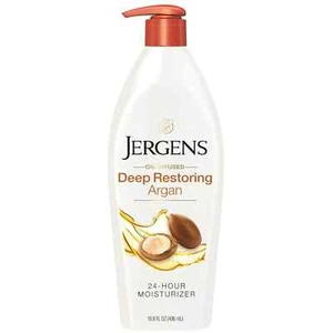 2 X Jergens Deep Restoring Argan Moisturizer 16oz uk seller - Picture 1 of 5