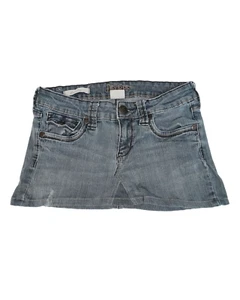 Vintage Reworked Y2K Decree Denim Skirt Waist- W30 - Picture 1 of 3