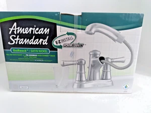 American Standard OutReach PULL-OUT Bath Faucet SATIN NICKEL 4" Centerset NIB GP - Picture 1 of 6