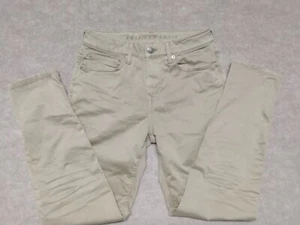 American Eagle Outfitters Flex Athletic Khaki Tan Pant Jeans Distressed 28x32 - Picture 1 of 24