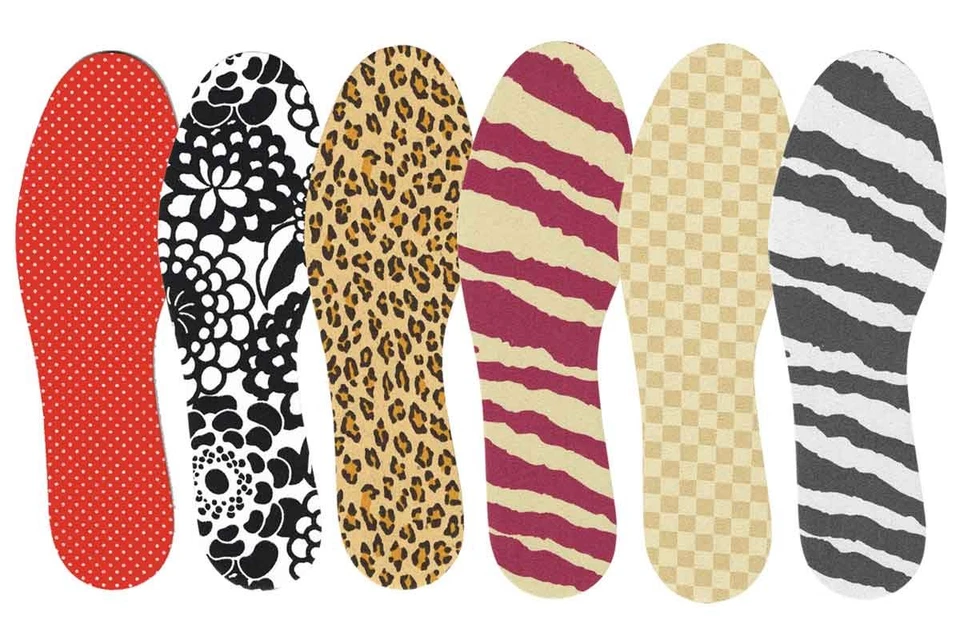 BEVAFORM SERCIE & HANDELS GESMBH Bevaform® Funktionale Modische Einlegesohlen Einlagen Memorylatex Tragekomfort