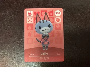 333 Lolly Animal Crossing Amiibo Authentic Nintendo Mint Card From Series 4 - Picture 1 of 3