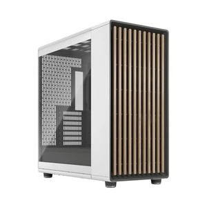 Fractal Design - North XL Chalk White Chassis with Oak Front and Clear TG Sid... - Picture 1 of 1