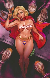 Duty Calls Girls #3 'Super Fun' Power Girl Naughty Cover C Brian Miraglio - Picture 1 of 1