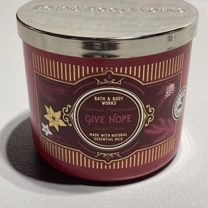Bath & Body Works 14,5 OZ Vela Menta Malvavisco Nuevo 3 Mechas Da Esperanza - Imagen 1 de 5