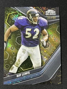 Mini diamante compuesto Topps 2023 oro negro Ray Lewis #’d/50 Baltimore Ravens - Imagen 1 de 4