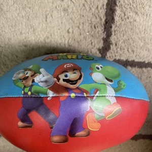 2016 Super Mario Brothers 7” Football Plush Nintendo - Picture 1 of 2