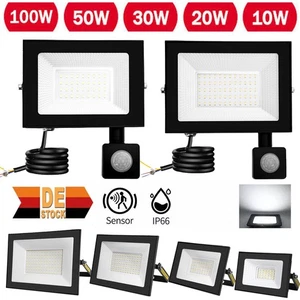 Led Floodlight Outside Light 10W-100W Security Flood Lights Outdoor Garden Lamp - Picture 1 of 32