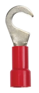 Jandorf 60958 Red Vinyl-Insulation #8 Stud Hook Terminal 22 to 18 AWG - Picture 1 of 3