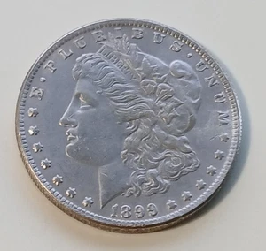 DOPPIA TESTA 1899 Morgan Dollar $1 Artigianale con Precisione, Vinci Ogni Coin Flip - Foto 1 di 2