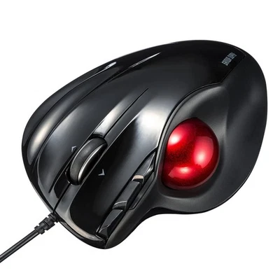 Wired Ergonomic Trackball Mouse, Programmable Roller Ball Mice, Tilt Scroll, ... - Image 1 of 4