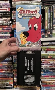 Clifford the Big Red Dog VHS Tape Late Release 2002 Cartoon HTF OOP Rare Video - Picture 1 of 7