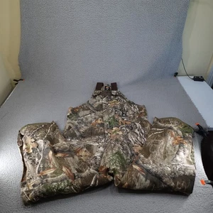 Berne Bib Overalls Mens XL Brown Camo Realtree Insulated Workwear Hunting Lined - Picture 1 of 20