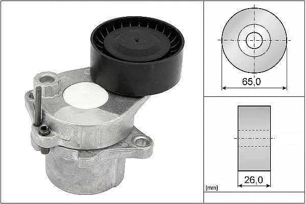 Tendeur de courroie INA, courroie trapézoïdale à nervures pour MERCEDES-BENZ - Photo 1/1