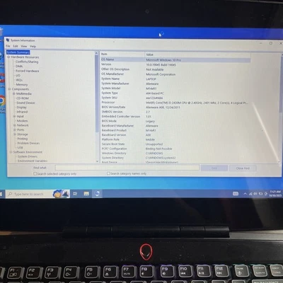 Portátil Alienware M14x Windows 10 Pro 16 Gb Ram Foto 1 de 4