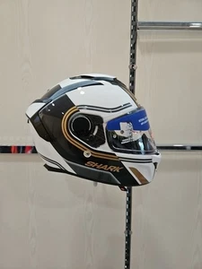 SHARK SPARTAN GT FIBER TRACKER MIT DOPPELVISIER NEU GRÖSSE XS - Bild 1 von 5
