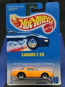 1991 hot wheels collector #449 #12922 Camaro Z-28 - Picture 1 of 2