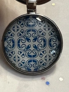 Nuevos llaveros hechos a mano con diseño de azulejos portugueses Portugal de una cara - Imagen 1 de 12