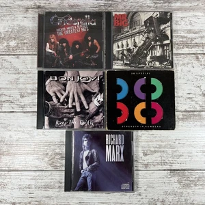Rock Music (5 CD Lot) Richard Marx, Bon Jovi, Cinderella, Mr. Big & 38 Special - Picture 1 of 21