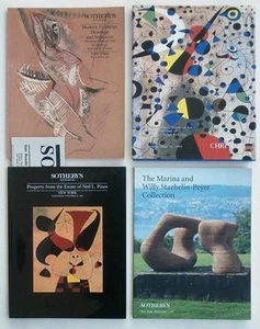 4 Christie's Sotheby's Auction Catalogs Modern Art w/ Modernist Painting (s) NR - Imagen 1 de 6