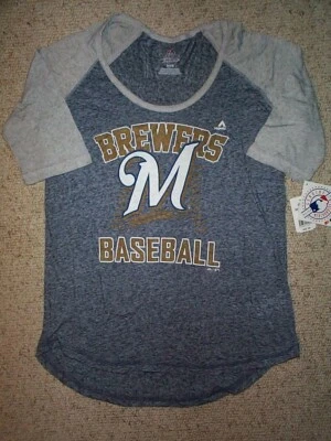 (2025-2026) Camisa Jersey Milwaukee Brewers ($32) mlb MUJER/MUJER (m-mediana) Foto 1 de 3