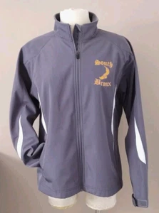 AUGUSTA LADIES SPORTSWEAR WOMEN'S SOUTH BRONX FULL ZIP JACKET GRAY SIZE LARGE - Picture 1 of 6