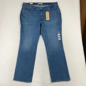 Levis 414 Classic Straight Leg Jeans Damen 22W (39x31) Blau Denim Stretch - Bild 1 von 13