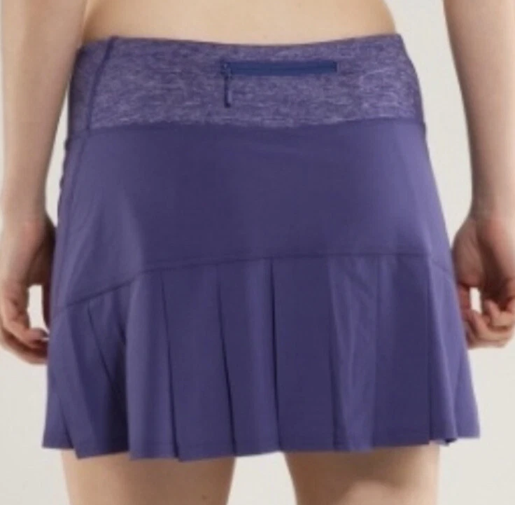 Saia Lululemon Run Speed roxa realeza tamanho 4  - Imagem 1 de 4