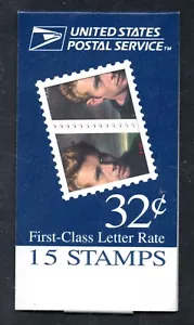US Scott #BK250, James Dean 32 cent stamps in makeshift booklet - Picture 1 of 1