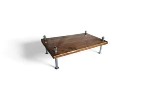 20" CIDS Monitor Stand Pine 1" Special Walnut 20x11.25x6 USA Riser Bolts NEW - Picture 1 of 9