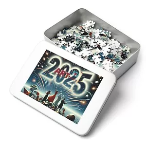 Jigsaw Puzzle with Tin - Picture 1 of 3