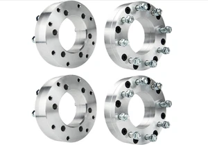 6x5.5 to 8x170 Wheel Adapters 2" Inch AKA 6x139.7 to 8x170 Grade 12.9 Studs 4pc - Picture 1 of 24