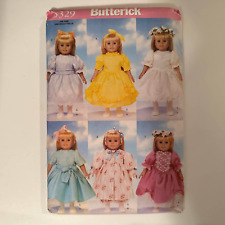 Butterick Pattern 5329 18" Doll Clothes Pattern UNCUT 