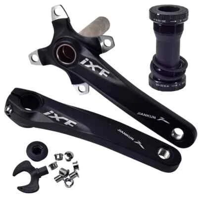 Brazo de manivela de bicicleta de montaña 170 mm 104/64BCD piñón juego de bielas integrado con BB Foto 1 de 4