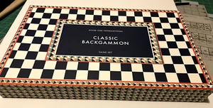 Silver One International Classic Backgammon Spiel Set - Bild 1 von 2