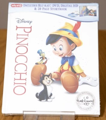 Disney's Pinocchio Signature Edition Target Exclusive Digibook Region Free New - Image 1 of 2