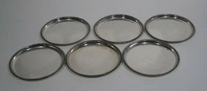 6 posavasos 835 plata Lutz y blanco Pforzheim - Imagen 1 de 3