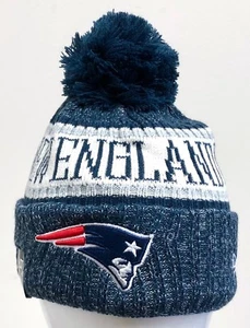 NEW ERA MENS NFL ON FIELD SPORT KNIT BEANIE NEW ENGLAND PATRIOTS ES8 - Picture 1 of 6