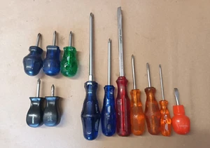 Ex MOD /|\ Lot / Set of 12 x Various Draper Expert Screwdrivers - Imagen 1 de 6